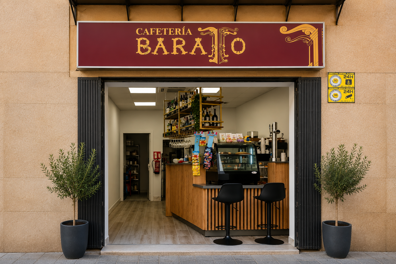 Inside Cafetería Baratto